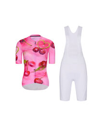 RIVANELLE maillot corto y pantalón corto - CHERIE - blanco/rosa